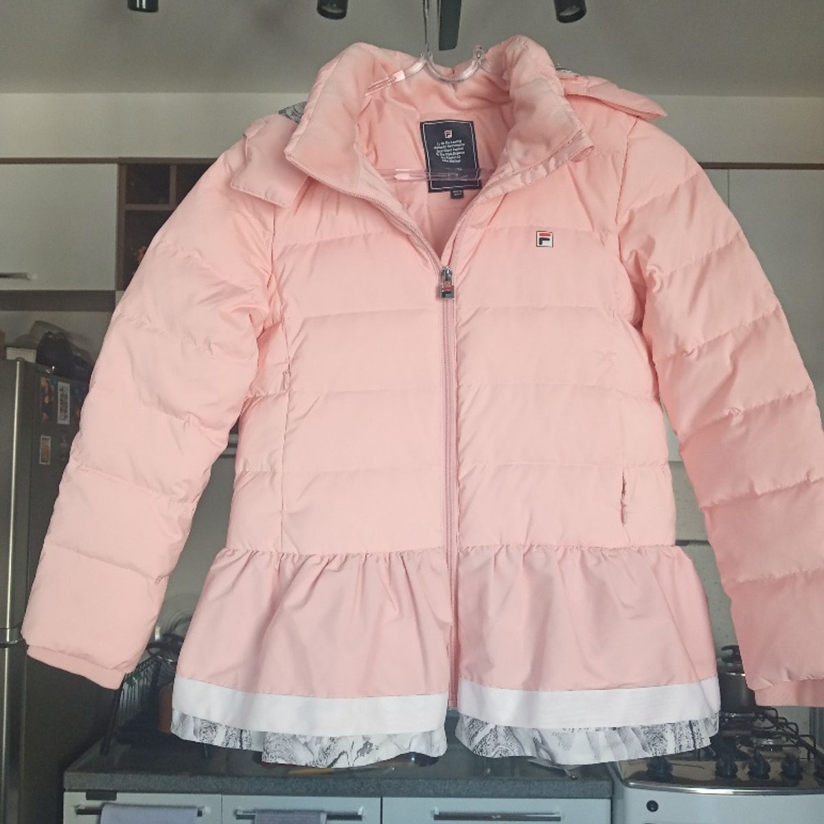 Jaqueta Puffer Fila Italiana 12 14 Anos Tambem Veste Um P Pp Adulto Fila Usado 100383445 enjoei