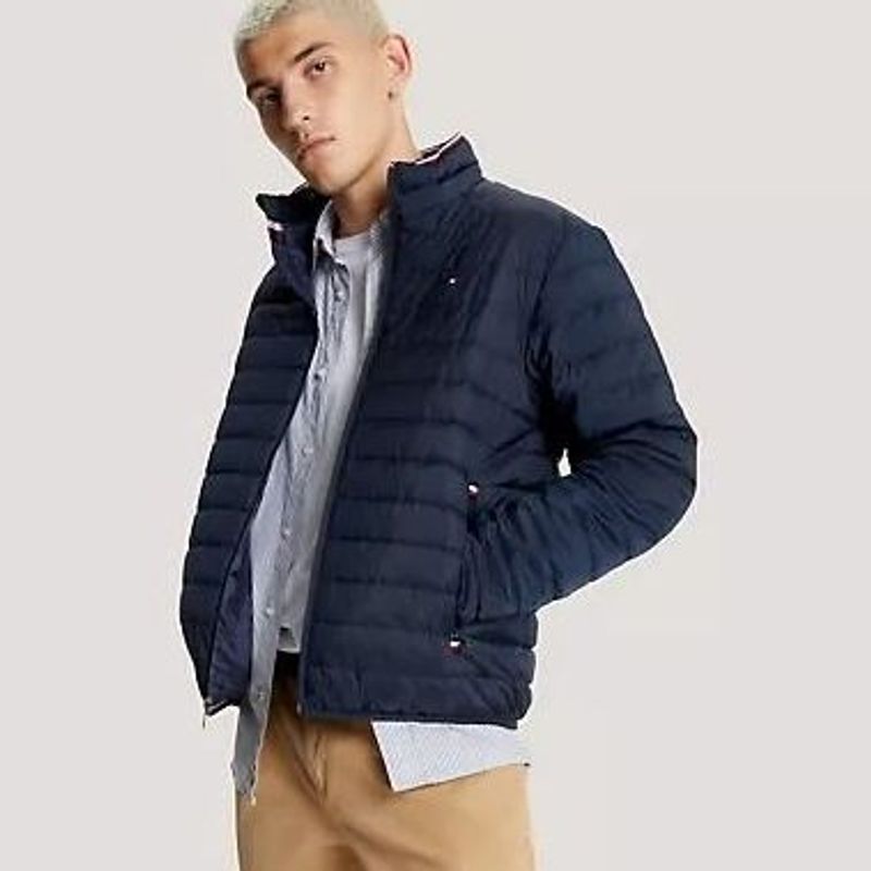 Jaqueta Puffer Tommy Hilfiger, Jaqueta Masculina Original