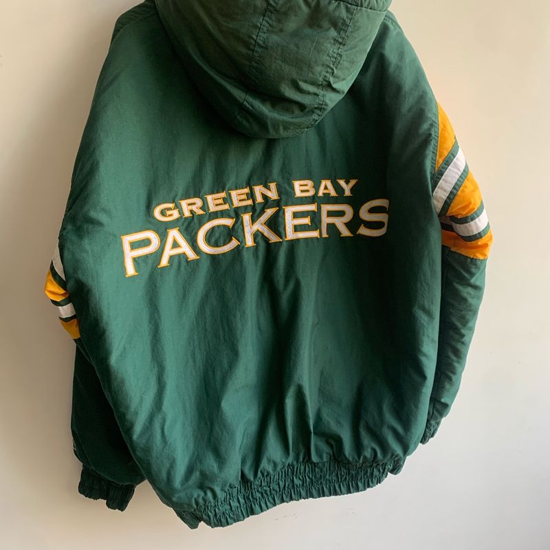 Jaqueta Puffer Nfl Vintage 1990s Green Bay Packers Importada