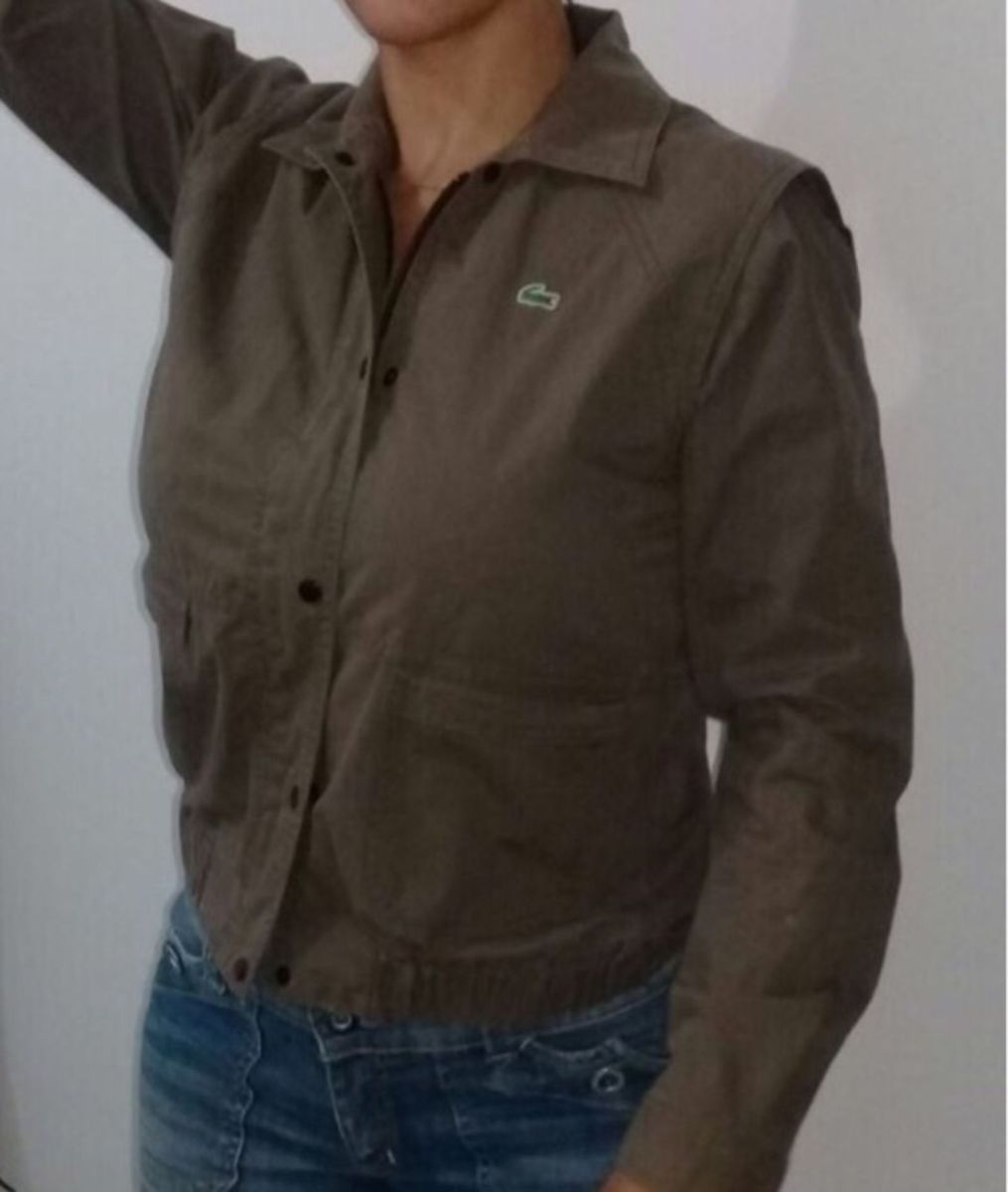 jaqueta vira colete feminino