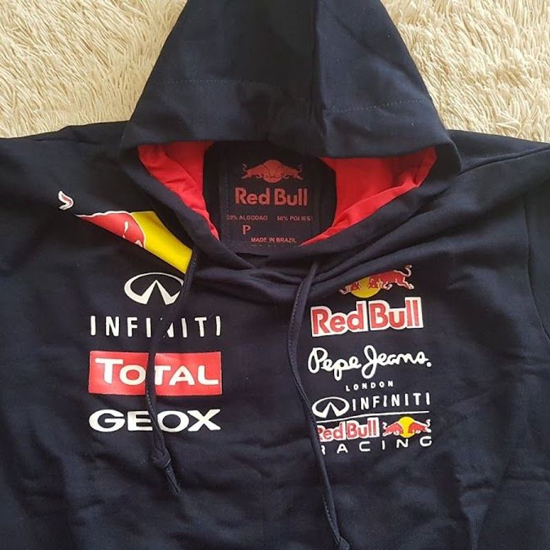 Jaqueta Red Bull Moletom Azul Marinho Importada Tam P Casaco Masculino  Red Bull Nunca Usado 37201299 enjoei