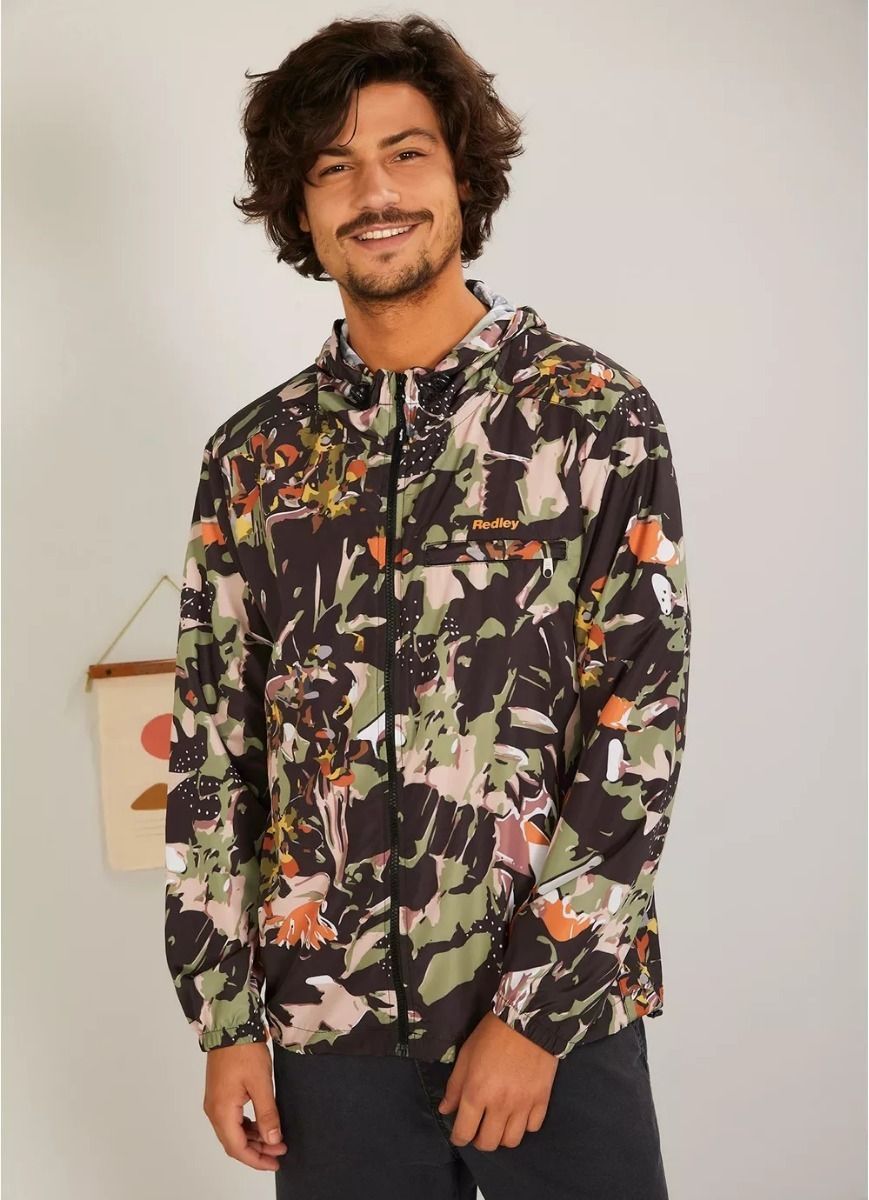 jaqueta masculina estampada
