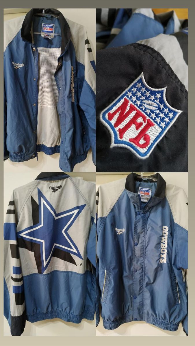 Jaqueta Reebok Nfl Dallas Cowboys Vintage | Casaco Masculino