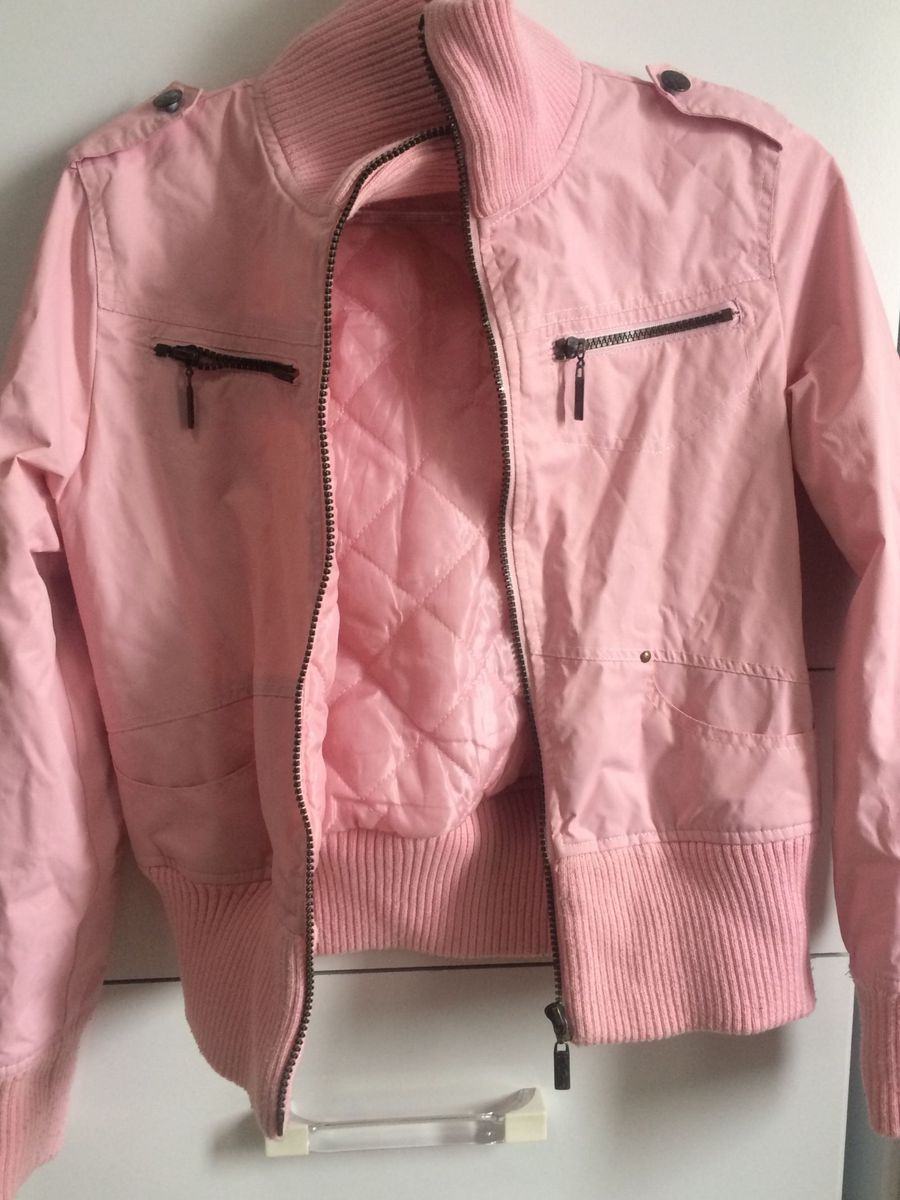 jaqueta rosa bebe