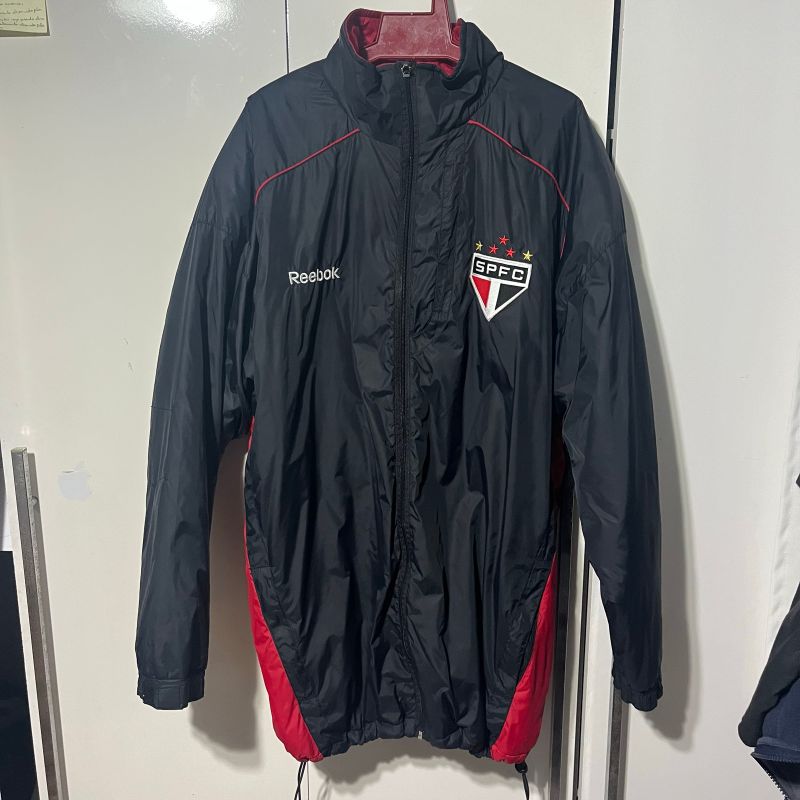 Spfc Corta Vento Reebok Jaqueta São Paulo Corta Vento Reebok Preta