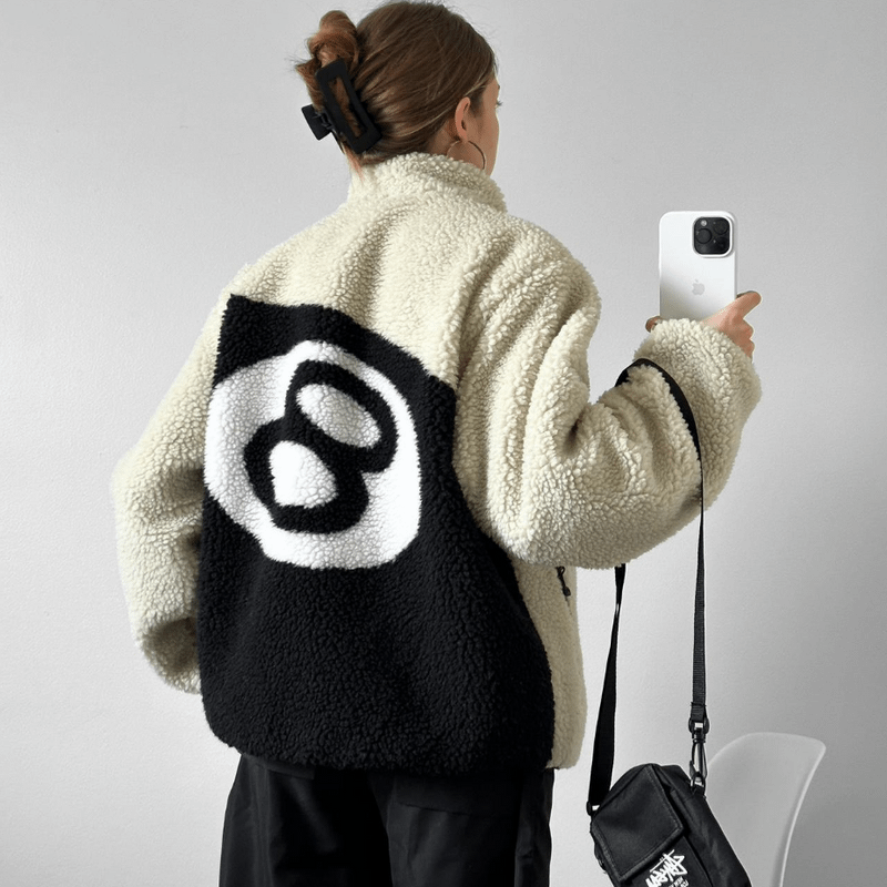 Jaqueta Stussy 8 Ball Sherpa Reversible Jacket | Stussy Nunca