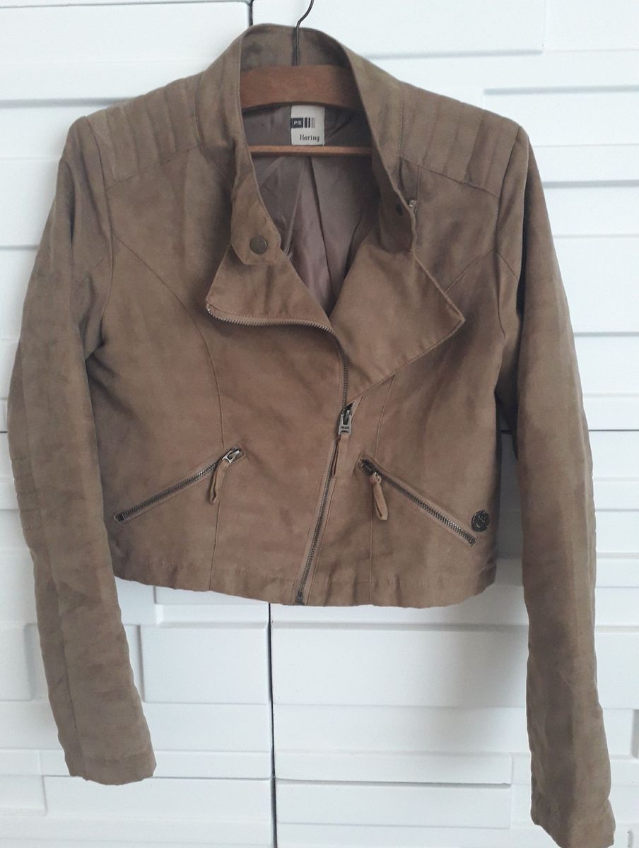 jaqueta suede hering