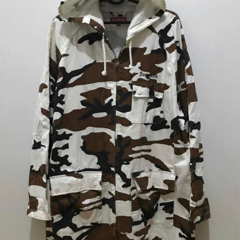 Casaco da hot sale supreme camuflado