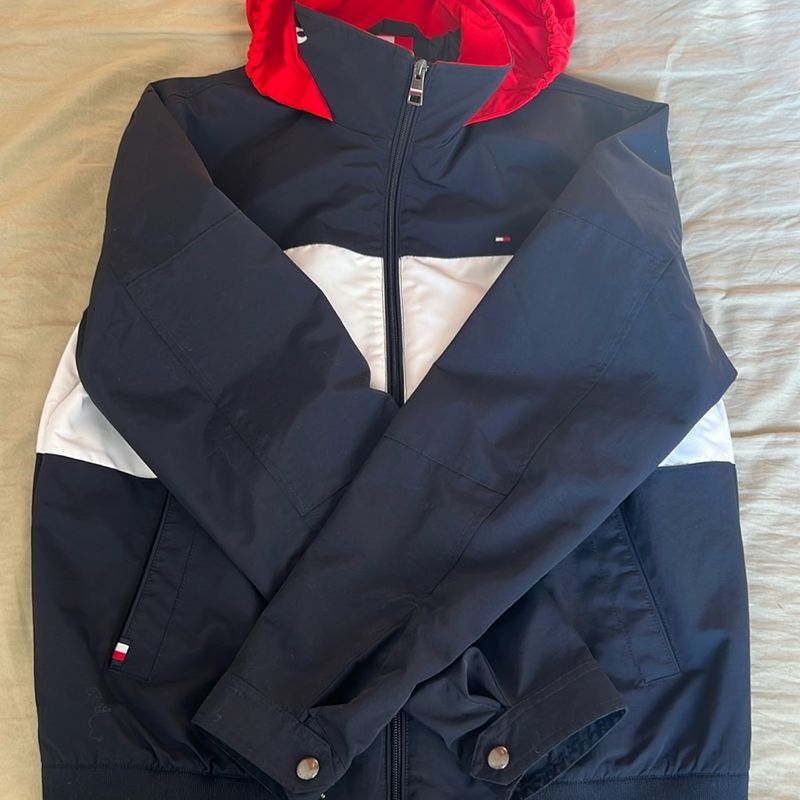 Jaqueta Tommy Hilfiger, Tamanho M, Masculina, Usada Apenas Casaco  Feminino Tommy Hilfiger Usado 99381015 enjoei