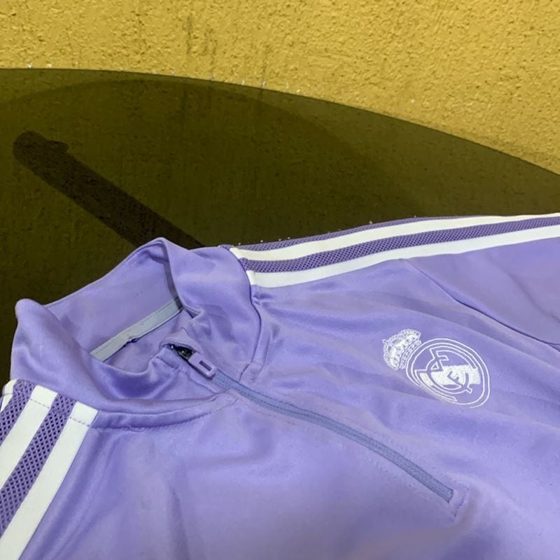 Jaqueta Treino Real Madrid Roxa Adidas Usado 105079019 enjoei