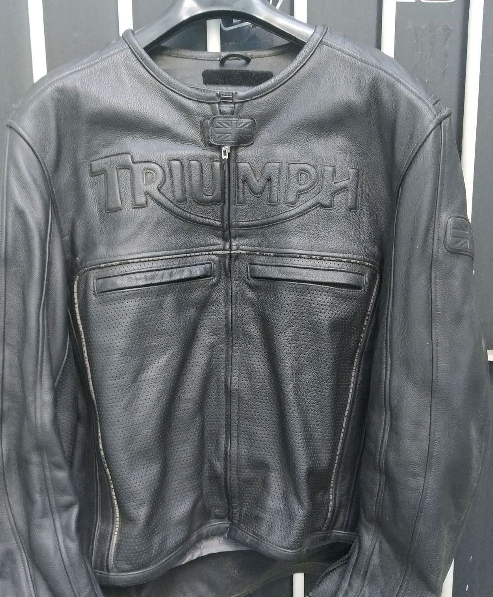 jaqueta de couro triumph preço