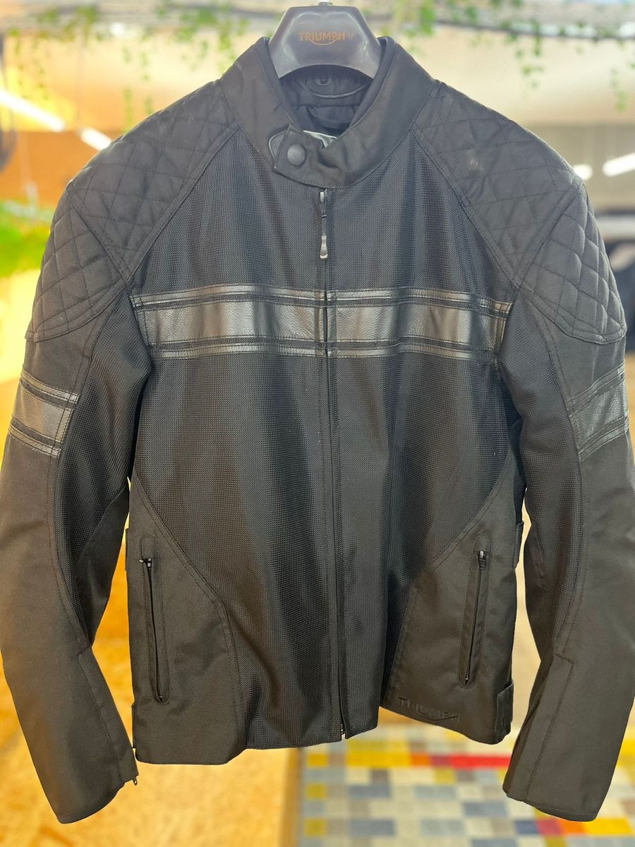 Jaqueta Triumph Oficial Waldron Mesh M Casaco Masculino Triumph Usado 91059995 enjoei
