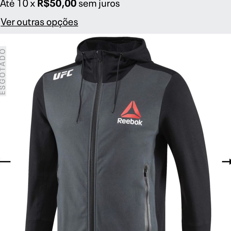 Corta vento reebok ufc sale