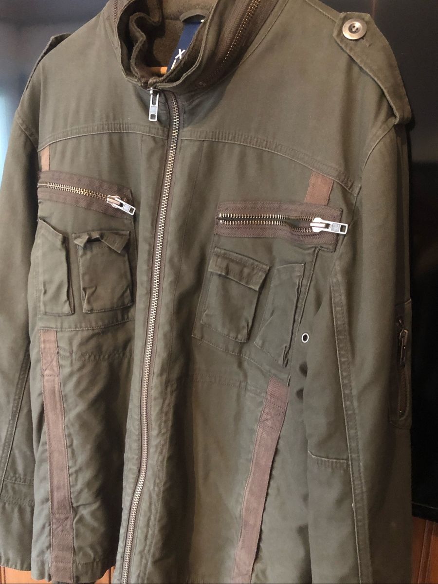 jaqueta sarja verde masculina