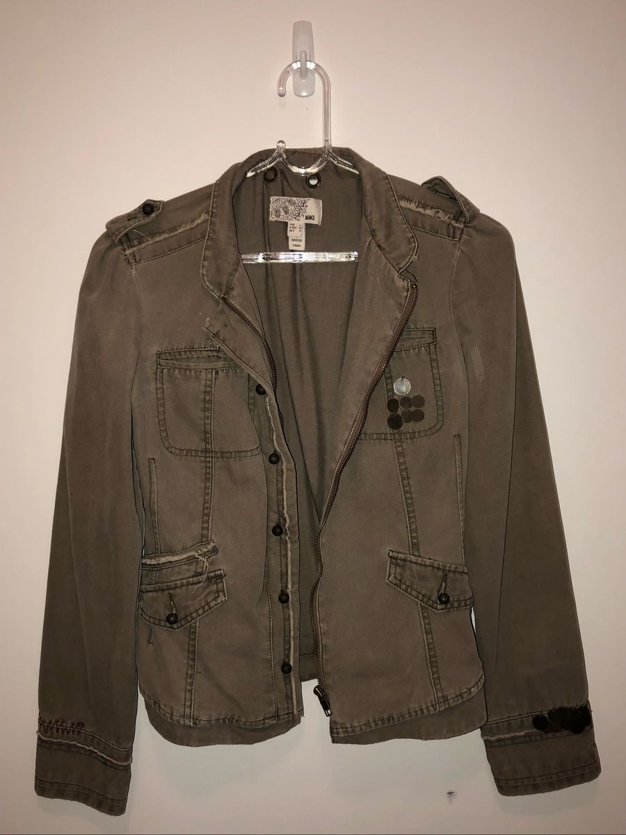 jaqueta feminina verde musgo