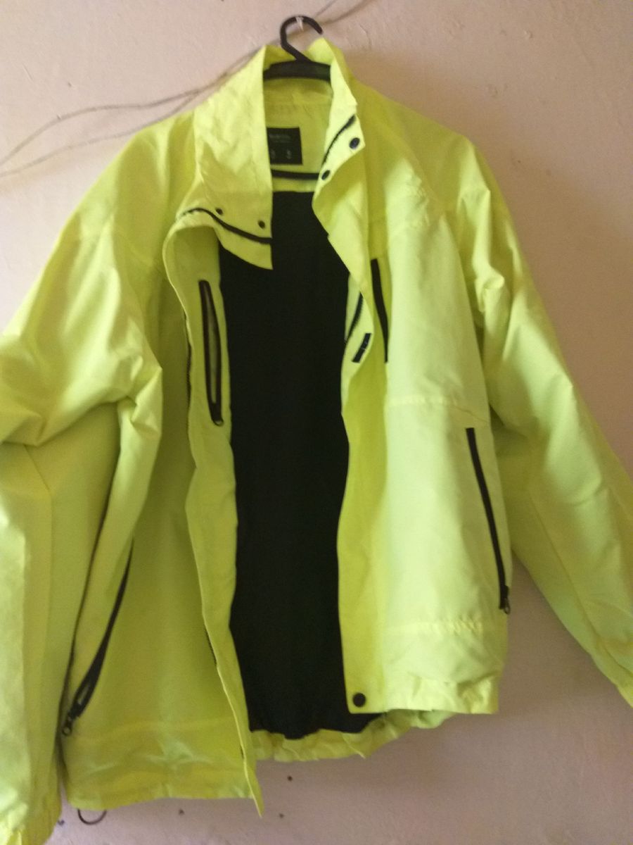 jaqueta neon masculina