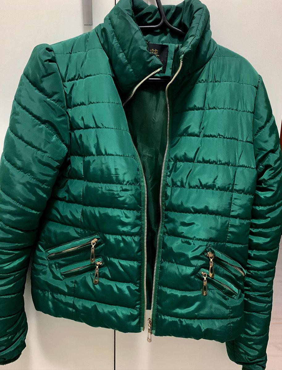 jaqueta nylon verde