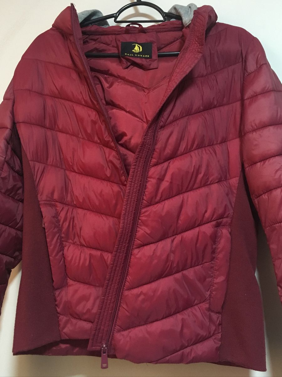 jaqueta nylon com touca sail voyage