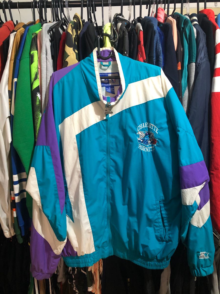 Jaqueta Charlotte Vintage Anos 90 Roupa Esportiva Masculino Starter Usado 64153804