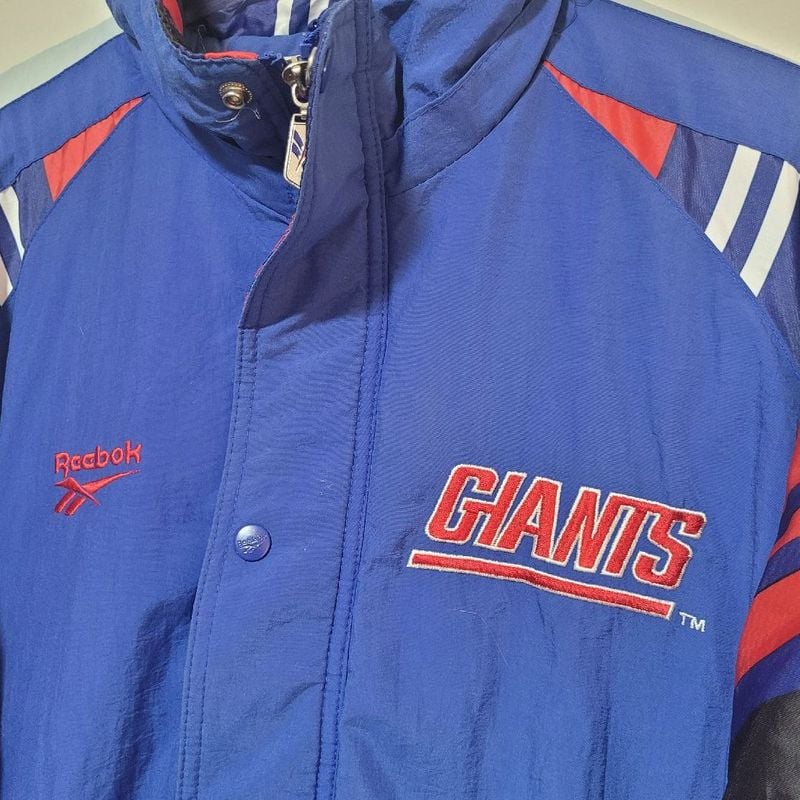 Jaqueta Vintage New York Giants Nfl Reebok Proline Authentic