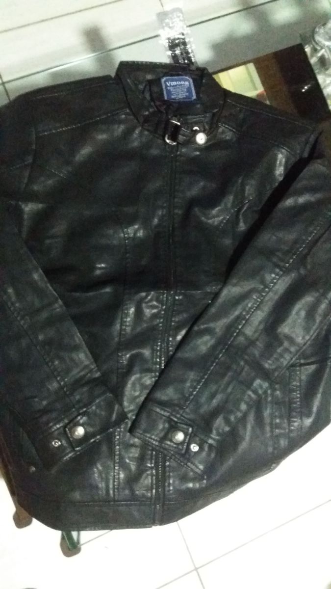 jaqueta de couro vmong wear