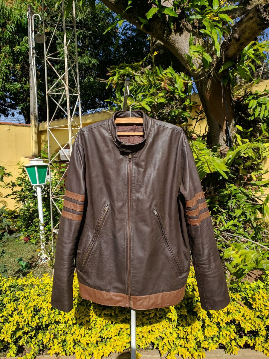 jaqueta wolverine couro legitimo