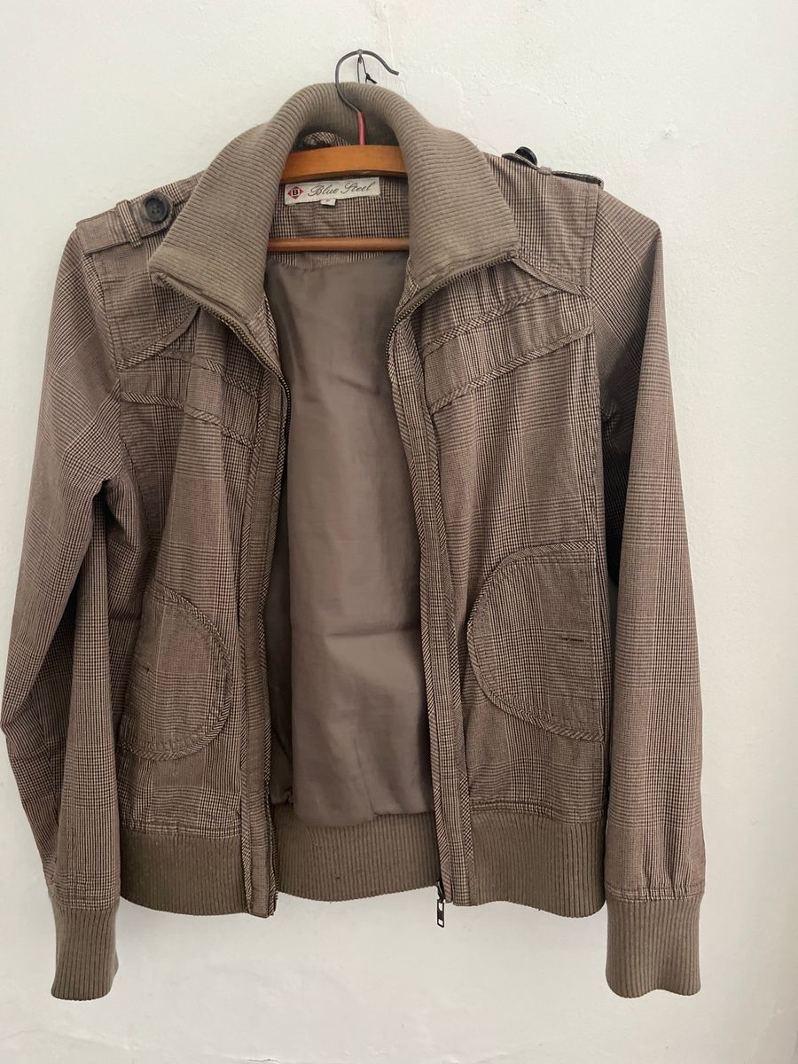 Jaqueta marrom renner hot sale