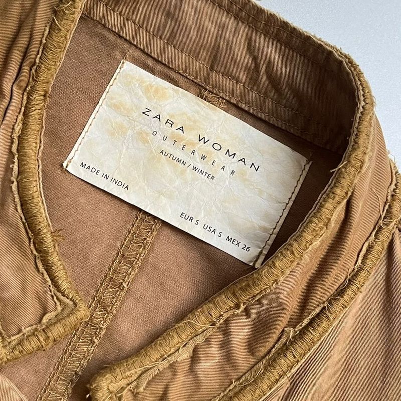 Jaqueta Zara Azul Claro | Zara Usado 76244845 | enjoei