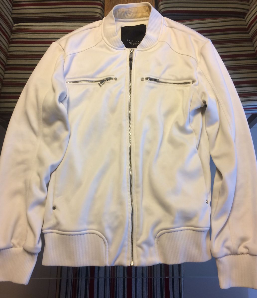 jaqueta branca zara
