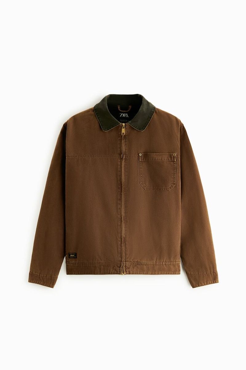 Kazoo　559 Jaqueta Worker Zara | Zara Usado 101836881 | enjoei