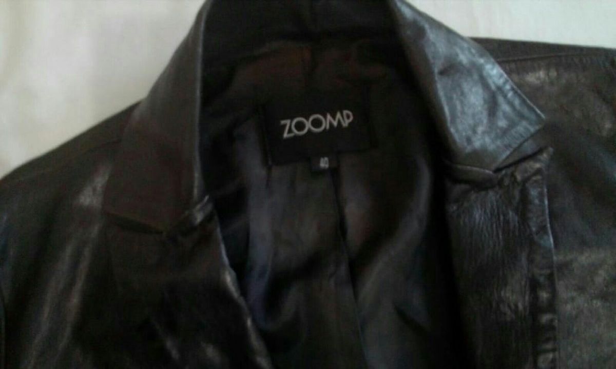 jaqueta de couro zoomp