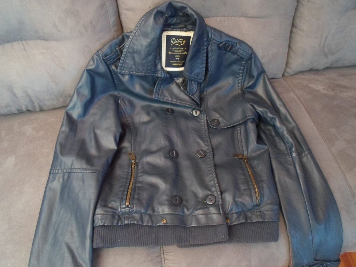 jaqueta de couro dzarm
