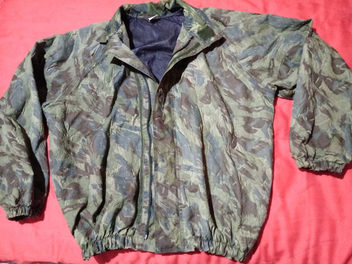 jaqueta camuflada masculina impermeavel