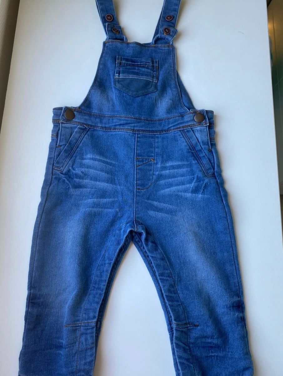 Jardineira Jeans Bebe Tip Top Linda Usada Poucas Vezes Roupa Infantil Para Menino Tip Top Usado Enjoei