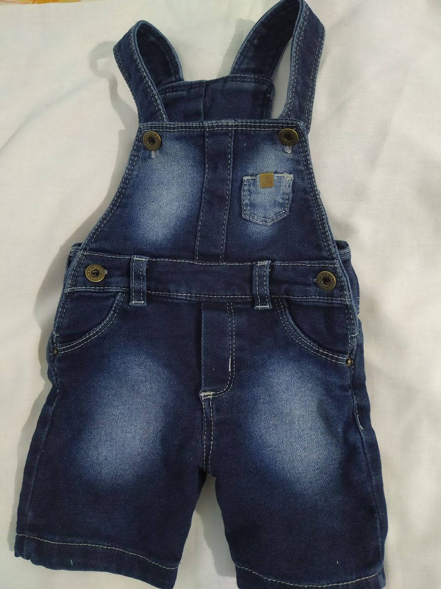 Jardineira Jeans Bebe Roupa Infantil Para Bebe Usado Enjoei