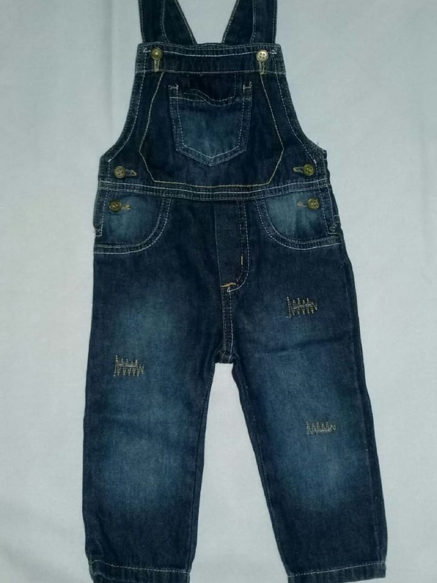 Jardineira Jeans Bebe Roupa Infantil Para Bebe Importado Usado Enjoei