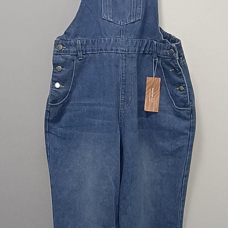 Shein macacão jeans