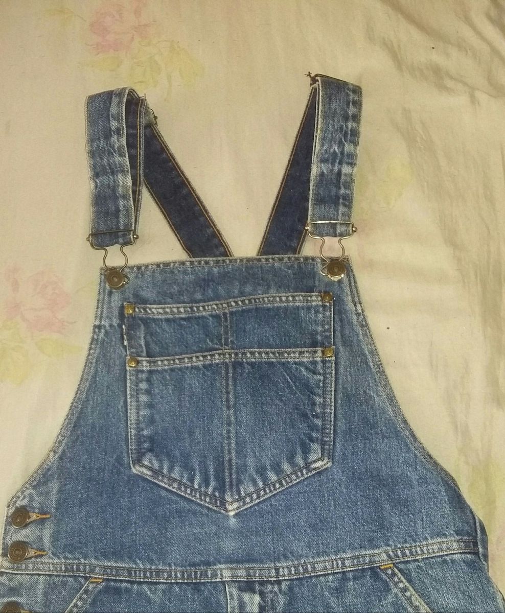 macacão jeans feminino levis