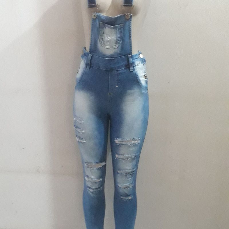 Jardineira Jeans Sal e Pimenta Sal-E-Pimenta Usado 119020257