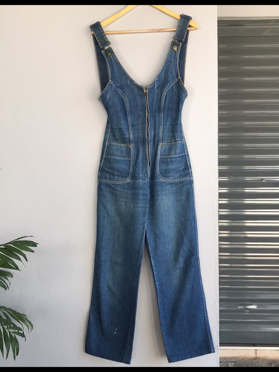 macacão jeans feminino levis
