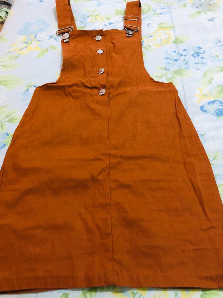 Jardineira Na Cor De Caramelo Macacao Feminino Nunca Usado 40515343 Enjoei jardineira na cor de caramelo