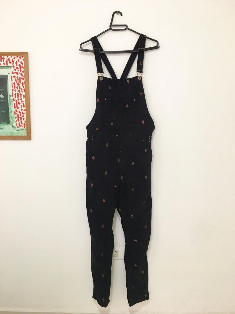 jardineira preta renner