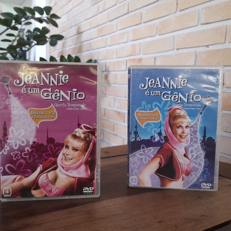 Dvd Jeannie É Um Gênio 4ª Temporada 4 Discos - Sony - Minissérie e Séries  de TV - Magazine Luiza