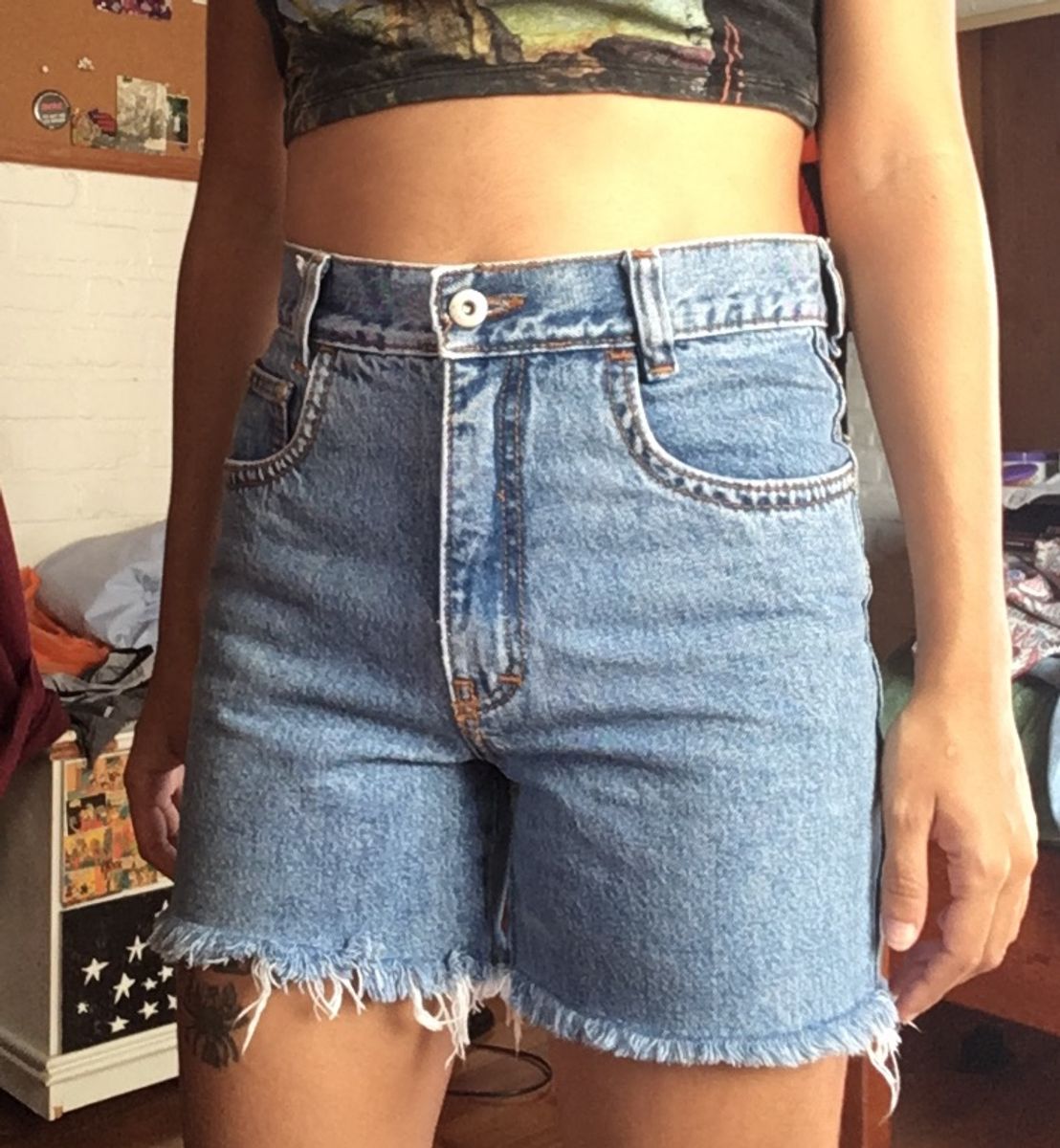 shorts jeans anos 90