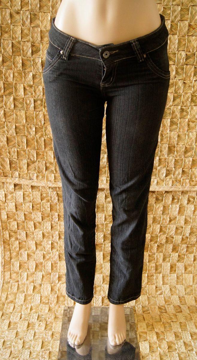 jeans escurinha - calças optimist