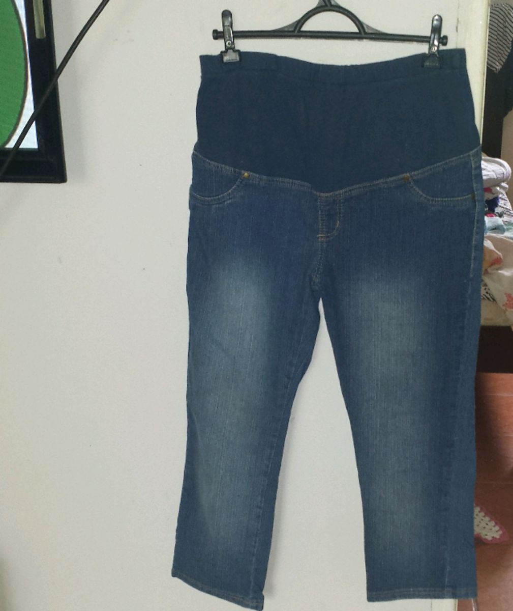 calça jeans gestante marisa