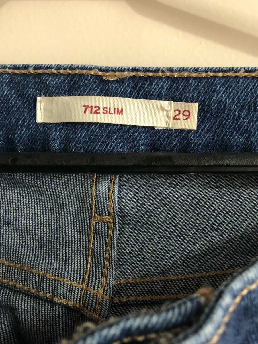 Jeans Levis 712 Slim 29 | Calça Feminina Levi'S Usado 39031417 | enjoei