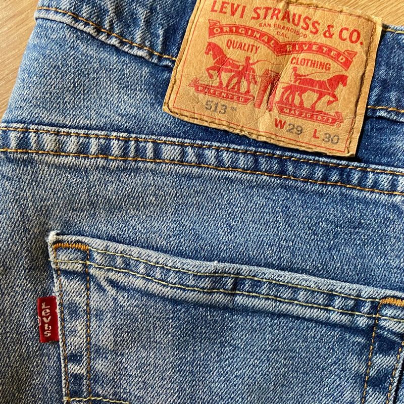 Calça levis 513 store masculina