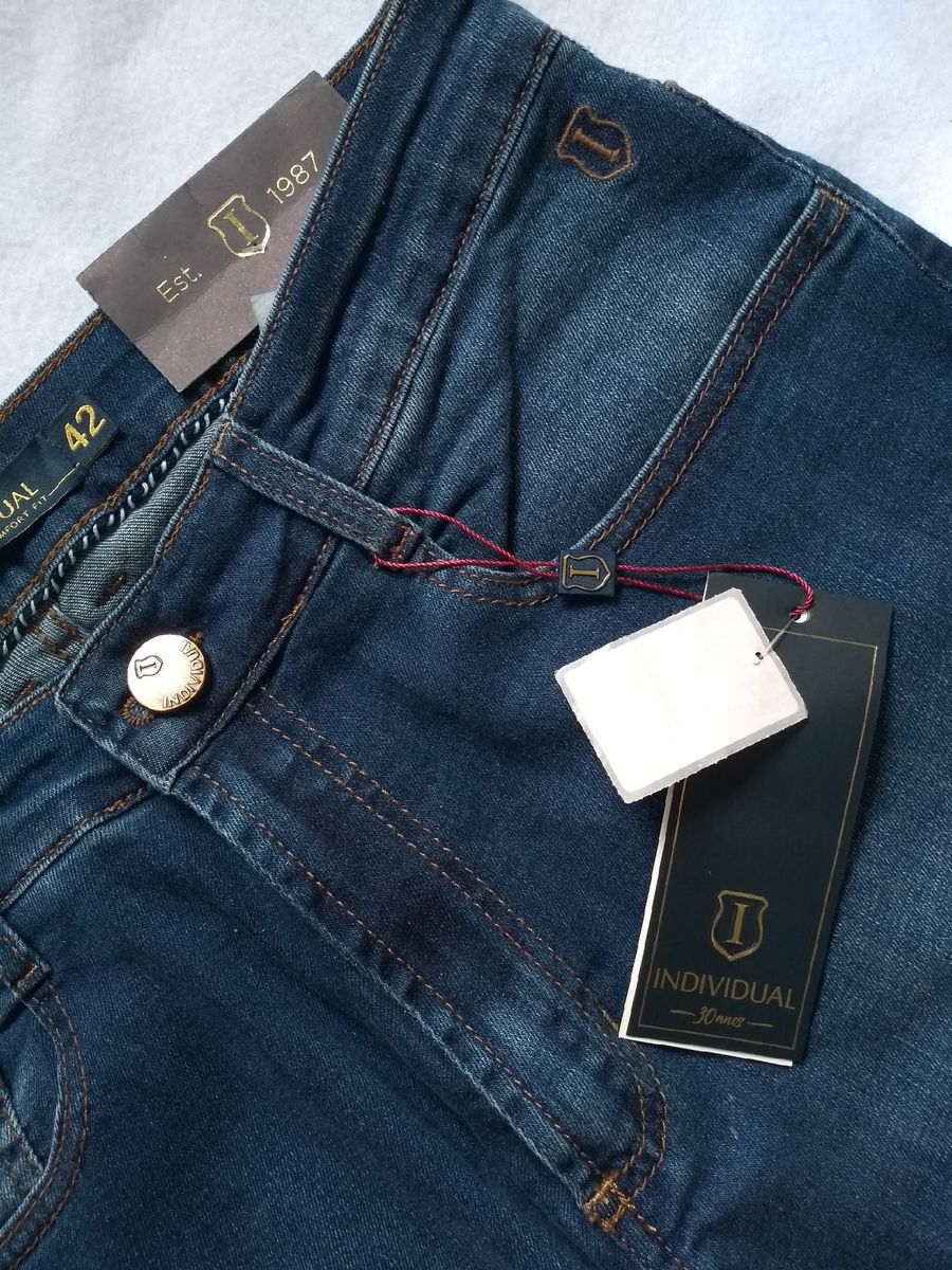 calça jeans masculina individual preço