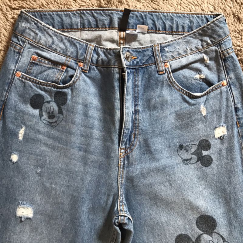 H and outlet m mickey jeans